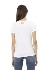 Trussardi Action White Cotton Women T-Shirt - S - T-Shirts