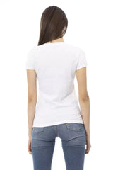 Trussardi Action White Cotton Women T-Shirt - T-Shirts
