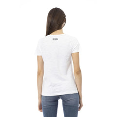 Trussardi Action White Cotton Women T-Shirt - T-Shirts