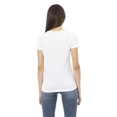 Trussardi Action White Cotton Women T-Shirt - T-Shirts