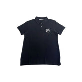 Trussardi Beachwear Black Cotton Men Polo Shirt - Polos