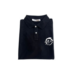 Trussardi Beachwear Black Cotton Men Polo Shirt - Polos