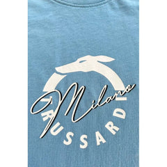 Trussardi Beachwear Light Blue Cotton Men T-Shirt - T-Shirts