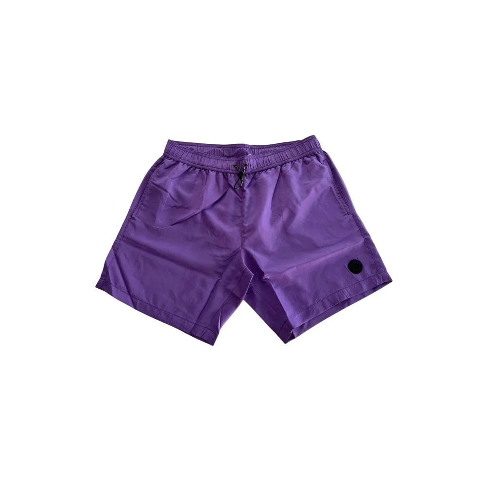Trussardi Beachwear Purple Polyester Men Swim Short - Boardshorts