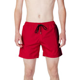 Trussardi Beachwear Red Polyester Swim Shorts - IT44 | S