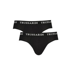 Trussardi Black Cotton Underwear - Briefs