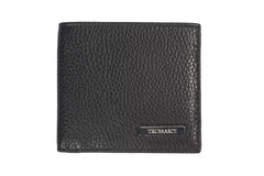 Trussardi Black Leather Men Wallet - Wallets