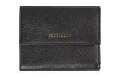 Trussardi Black Leather Women Wallet - Wallets