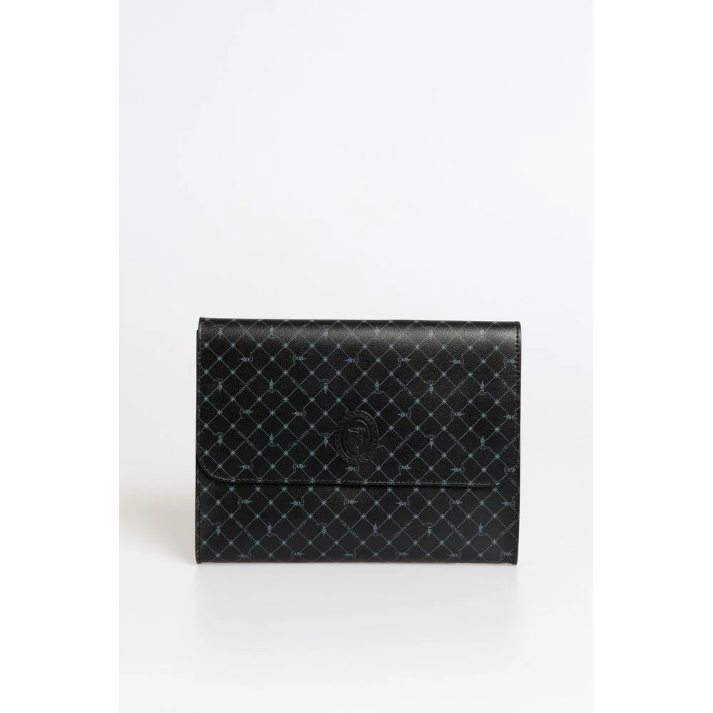 Trussardi Black Polyester Men Clutch - Clutch Bags