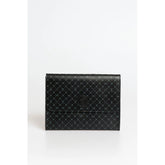 Trussardi Black Polyester Men Clutch - Clutch Bags