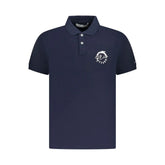 Trussardi Blue Cotton Men Polo Shirt - Polos