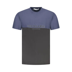 Trussardi Blue Cotton Men T-Shirt - T-Shirts