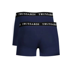 Trussardi Blue Cotton Underwear - Boxer Briefs