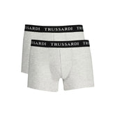 Trussardi Brown Cotton Men Boxer Underwear - Boxer Briefs