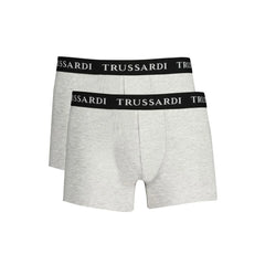 Trussardi Brown Cotton Men Boxer Underwear - Boxer Briefs