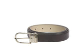 Trussardi Brown Leather Women Belt - 100 cm / 40 Inches - Belts