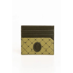 Trussardi Green Leather Men Wallet - Card Cases