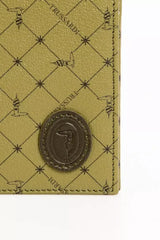 Trussardi Green Leather Men Wallet - Wallets