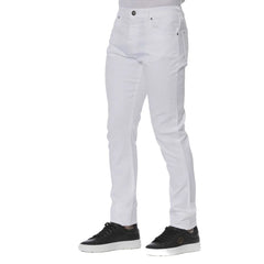 Trussardi Jeans White Cotton Men Jeans - Jeans