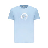 Trussardi Light Blue Cotton Men T-Shirt - T-Shirts