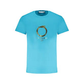 Trussardi Light Blue Cotton Men TShirt - T-Shirts
