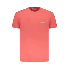 Trussardi Pink Cotton Men T-Shirt - T-Shirts