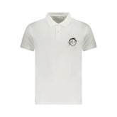 Trussardi White Cotton Men Polo Shirt - Polos