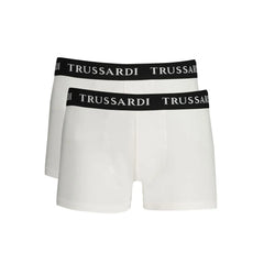 Trussardi White Cotton Underwear - Boxer Briefs
