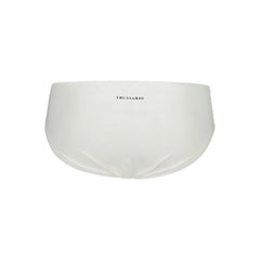 Trussardi White Elastane Swimwear - Swim Briefs