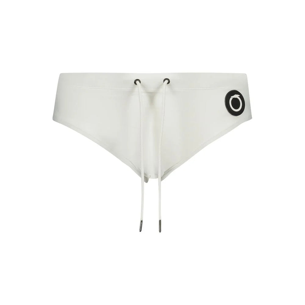 Trussardi White Elastane Swimwear - Swim Briefs