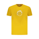 Trussardi Yellow Cotton Men T-Shirt - XXL - T-Shirts