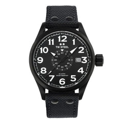 TW Steel Black Fabric Sport Watch