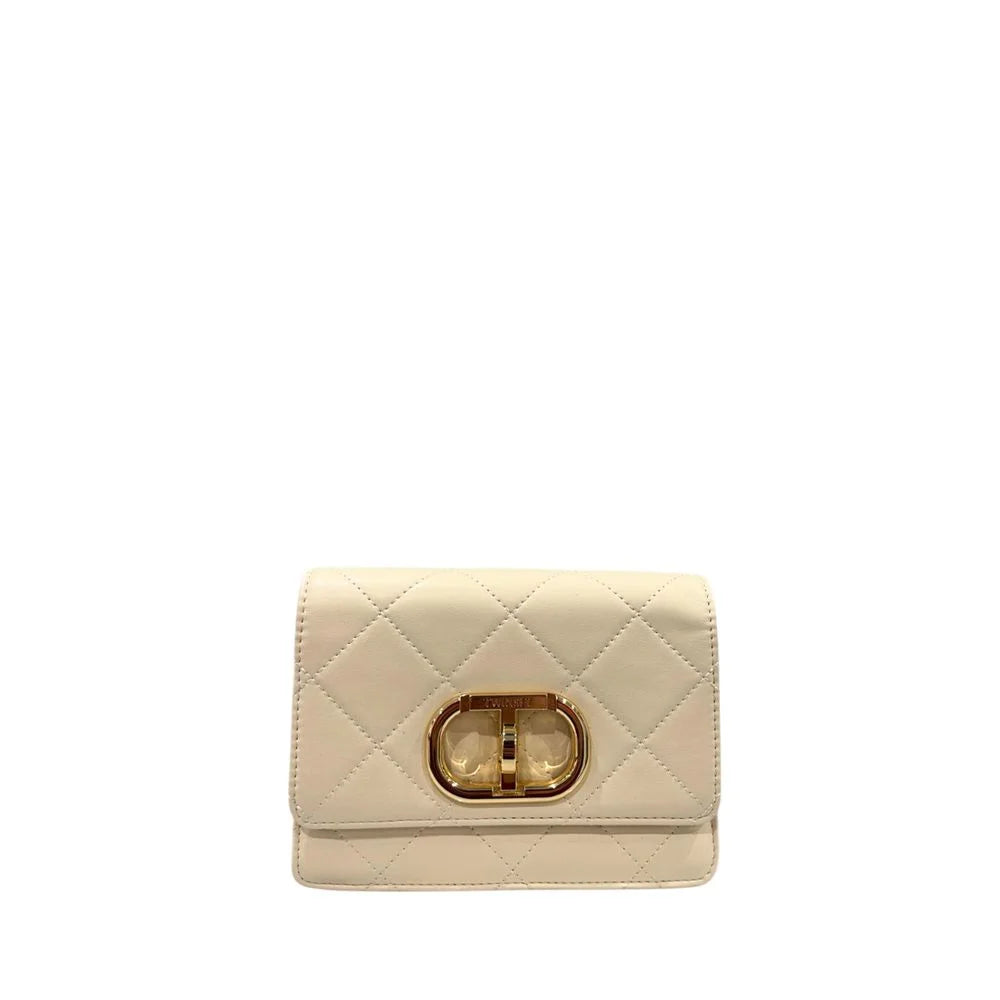 Twinset Beige PU Women Crossbody Bag
