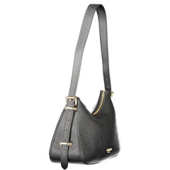 Twinset Black Polyethylene Women Handbag - Half-Moon Bags
