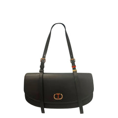 Twinset Black PU Women Shoulder Bag - Shoulder Bags