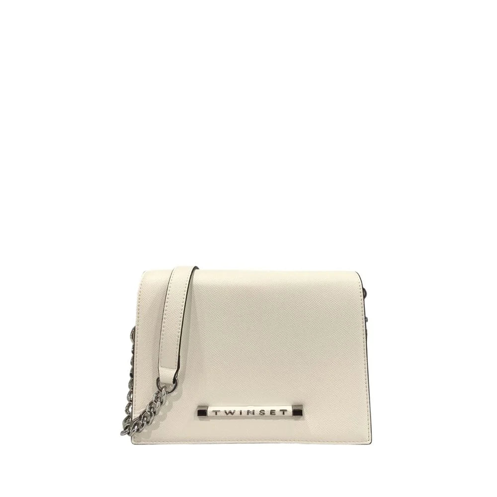 Twinset White Polyethylene Crossbody Bag