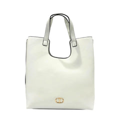 Twinset White PU Women Handbag