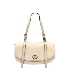 Twinset White PU Women Shoulder Bag - Shoulder Bags