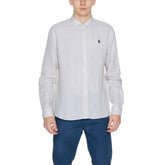 U.S. POLO ASSN. Beige Linen Shirt - IT44 | S - Shirts