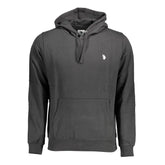 U.S. POLO ASSN. Black Cotton Men Sweater - Hoodies