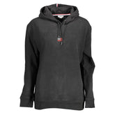 U.S. POLO ASSN. Black Cotton Women Sweater With Contrasting Details - XL - Hoodies