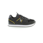 U.S. POLO ASSN. Black Polyester Sneaker - Athletic Shoes