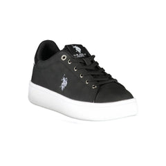 U.S. POLO ASSN. Black Polyester Women Sneaker - EU35/US5 - Sneakers