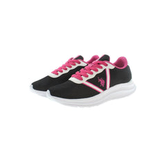 U.S. POLO ASSN. Black Polyester Women Sneaker - Sneakers