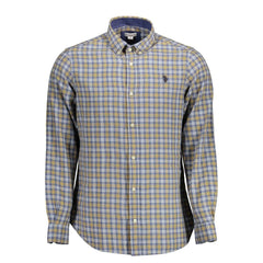 U.S. POLO ASSN. Blue Cotton Men Shirt - Shirts
