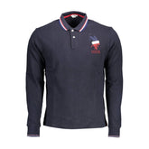 U.S. POLO ASSN. Blue Cotton Men Polo Shirt - XXL - Polos