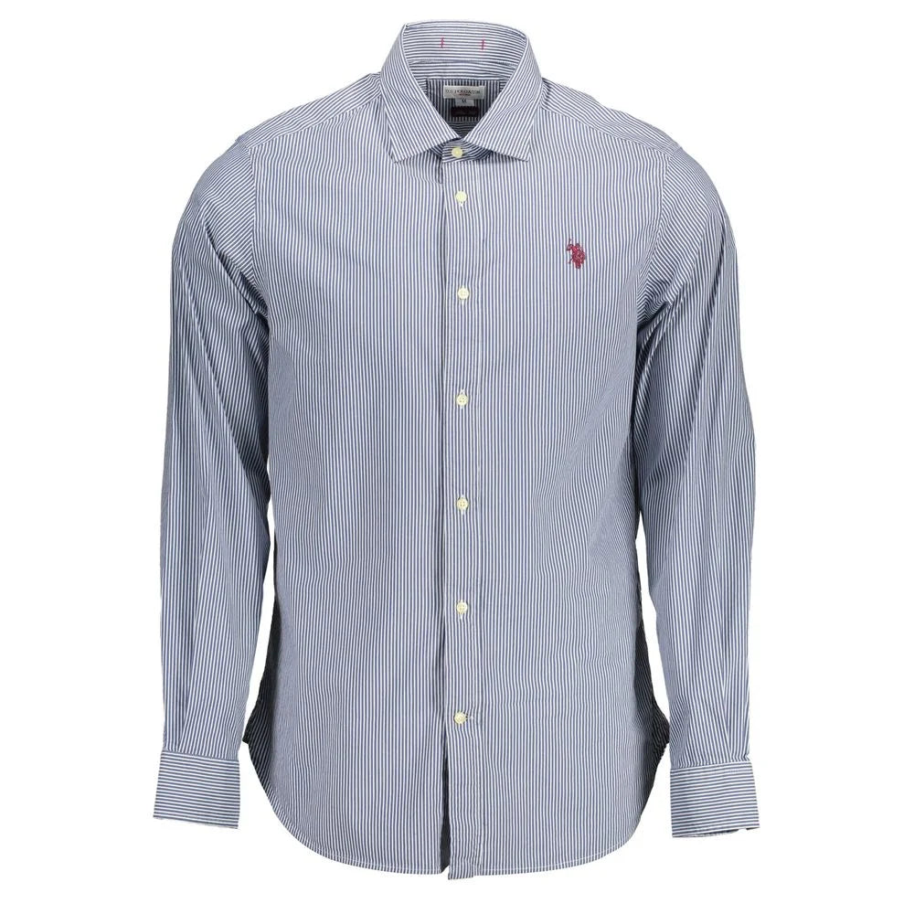 U.S. POLO ASSN. Blue Cotton Men Shirt - XXL - Shirts