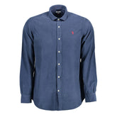 U.S. POLO ASSN. Blue Cotton Men Shirt - XXL - Shirts