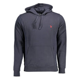 U.S. POLO ASSN. Blue Cotton Men Sweater - Hoodies