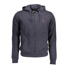 U.S. POLO ASSN. Blue Cotton Men Sweater - Hoodies
